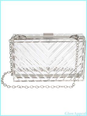 Clear Acrylic Clutch Purse Stadium Approved Handbag